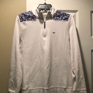 Vineyard vines red white and blue pullover